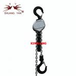 0.5 Ton Aluminum Lever Chain Block With Double Ratchet Pawl 1.5M 3M for sale