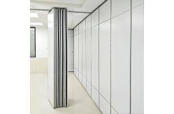China Soundproof Office Floor to Ceiling Partition Wall With Movable Track Aluminium Profile supplier
