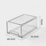 Stackable Kitchen Oem Small Plastic Drawer Organizer With Pull Out Bin
