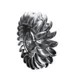 1mw Pelton Runner Water Turbine Hydro Power Wheel Customized Water Wheel for sale