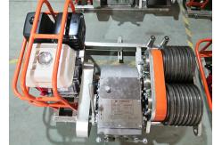 China 5T Gasoline Engine Underground Cable Puller Winch With Single Drum Capstan supplier