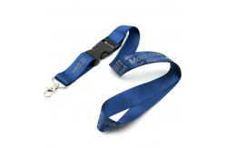 China Silkscreen Printed Nylon Sublimation Lanyards Blank Polyester For Promotions And Events supplier