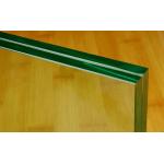 PVB Flat Tempered Laminated Glass with Colors Green/Gray/Bronze for sale