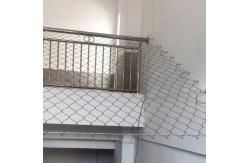 China Customized Protection Cable Mesh For Balustrade Safety Stainless Steel Wire Rope Net supplier