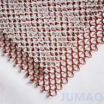 0.8mm To 3mm Wire Diameter Metal Mesh Curtains With Sprial Technology for sale