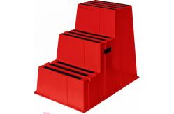 China Polyethylene Heavy Duty Industrial Plastic Single Step Stool Safety Non Slip supplier