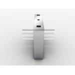 Automatic Rotary Half Height Turnstile Remote Control 304 Stainless Steel