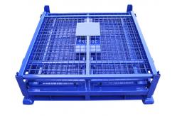 China Collapsible Pallet Mesh Cage Stackable Stillages Storage Container supplier