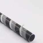 Deluxe Colors Carving Curtain Rod Material Luminium Pole For Decoration for sale