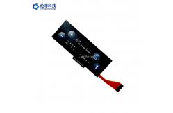 China PET Embossed Keys LED Membrane Switch , Custom FPC LED Membrane Keypad supplier