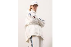 China Zip Up Track Hiphop Windproof Soft Stripe Design Casual Stand Up Collar Jacket supplier