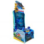 Interactive 55LCD Arcade Fishing Game Machine Coin Operated Blue Color for sale