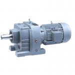 Iron Casting coaxial Inline Helical Bevel Gear Unit Motor 14rpm-280rpm