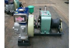 China Safe / Reliable Diesel Engine Wire Rope Winch 1 Year Warranty Cable Pulling Winch supplier