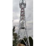 Forest Fire Observation Galvanized Steel Towers Monitoring Four Foot for sale