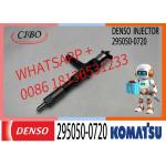 DENSO Diesel Fuel Injector 295050-0720 6252-11-3100 For Komatsu SAA6D125E-6A/6B/7A Engine for sale