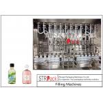 Shower Gel Liquid Soap Automatic Bottle Filling Machine Double Servo Motors Control