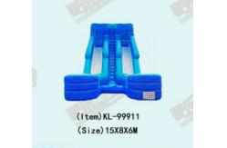 China Aldult  Outdoor Rental Inflatable Large Water Slides With Pool supplier