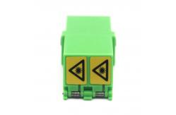China Telecommunication LC APC Duplex Optical Fiber Adapter with Flip Auto Shutter supplier