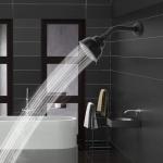 5 Spray 4inch Rainfall Shower Head In Bronze Wall Mounted Showerhead for sale