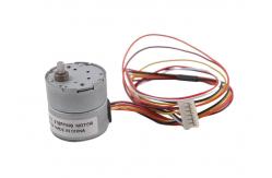 China 7.5 Degree Step Angle 25mm Permanent Magnet Stepper Motor With Gearbox supplier