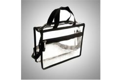 China Recyclable Transparent Pvc Zipper Bag / Travel Storage Bags With Handle supplier