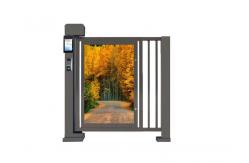 China Advertising Pedestrian Entrance Gate Durable Remote Control With IC Card Verification supplier
