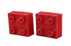 China Red Nylon Bristles Round Foot  Suitable For VT5000  VT7000 Auto Cutter supplier