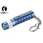 Colored Worm Lumintop AAA Flashlight With Key Chain 12g Light Weight for sale