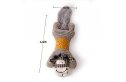China Brown Indestructible Plush Dog Toy For Aggressive Chewers Over 7-15 Years supplier