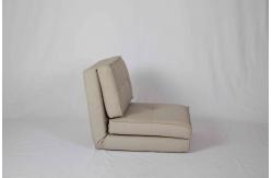 China Removable Cover Convertible Single Sofa Bed For Small Rooms , Folding Couch Bed supplier