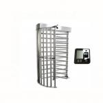 304SS Full Height Turnstile Gate Automatic Turnstile Gates With Pedestrian Control System
