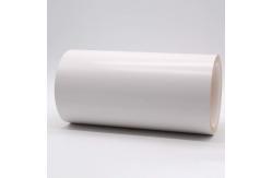 China 1Mil Matte White Permanent Adhesive Polyimide Materials With Glassine supplier