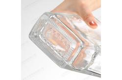 China Bottle Material Healthy Lead Free Clear Glass Water Bottle PVC Shrink Capsule supplier
