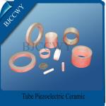 Piezoceramic Pzt 4 Piezo Ceramic Element , Piezoelectric ultrasonic transducer for sale