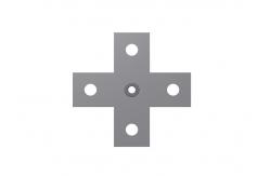 China Flat Plate Fitting Cross With M10 Nut supplier