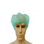 Round Shape Disposable Bouffant Surgical Caps , Waterproof Disposable Head Covers for sale