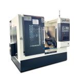 Flat Bed Cnc Lathe TCK40 Gang Type Tool Holder And Flying Cutting Head Hydraulic Chuck for sale
