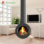 Wood Burning Stove Heating Suspended Rotating Fireplace Corten Steel for sale
