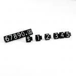 130 pieces Plastics Triangular price cubes Large 10*7.5mm Pricing Systems for sale