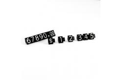 China 130 pieces Plastics Triangular price cubes Large 10*7.5mm Pricing Systems supplier