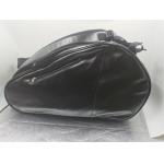 Practical Padel Racket Carrying Bag Made of lychee leather for sale