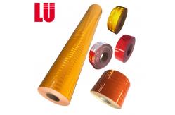 China Safety DOT C2 Micro Prismatic Conspicuity Reflective Safety Tape For Car Truck supplier