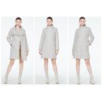 Polyester Filling Greyish Green Ladies Winter Outerwear Casual Spring Jackets For Wear