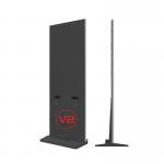 Ultra Thin LCD Display Wide Viewing Angle , Floor Standing Kiosk 43