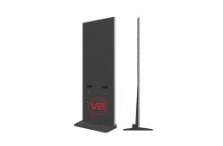 China Ultra Thin LCD Display Wide Viewing Angle , Floor Standing Kiosk 43 supplier
