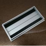 Hidden Table Top Both Side Open Aluminium Table Cable Management Box Outlet Box for sale