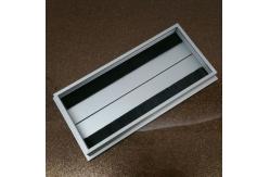 China Hidden Table Top Both Side Open Aluminium Table Cable Management Box Outlet Box supplier