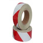 Crystal Color Reflective Film Sticker Lattice Yellow Black & Red White Diagonal Reflective Strip Warning Tape for sale