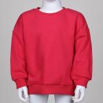 Fleece Fabric Pullover Sweat Shirt Drop Shoulder With Solid Color for sale